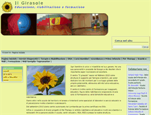 Tablet Screenshot of centroilgirasole.it